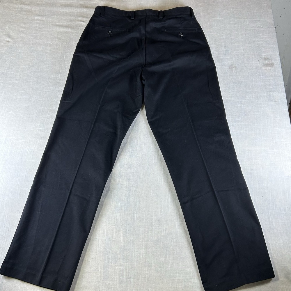 Dockers D3 Easy Care Flat Front Casual Pants Men's 36x32 Dark Black - Picture 8 of 9